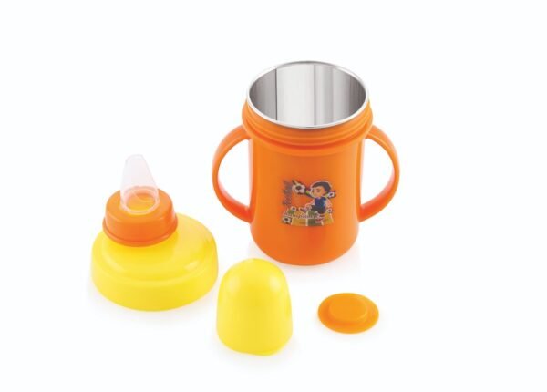 HIPPO BIG INNER STEEL BABY SIPPER 350 ML