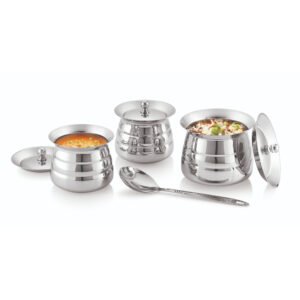 STEEL SERVING SET