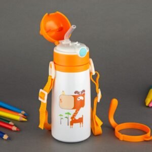 S.S VACUUM SIPPER BOTTLE WITH HANDLE & BELT